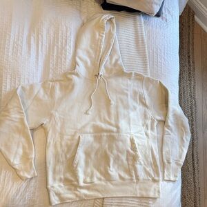 Men's Cream Hoodie Sweater